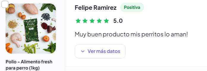 Comentario de cliente