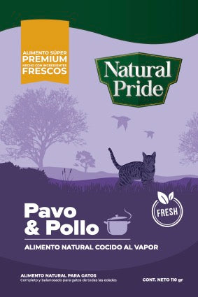 Muestra Pavo & Pollo - Alimento fresh para gato (220g)