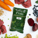 Comida húmeda para perros de res Natural Pride en presentación de 1kg