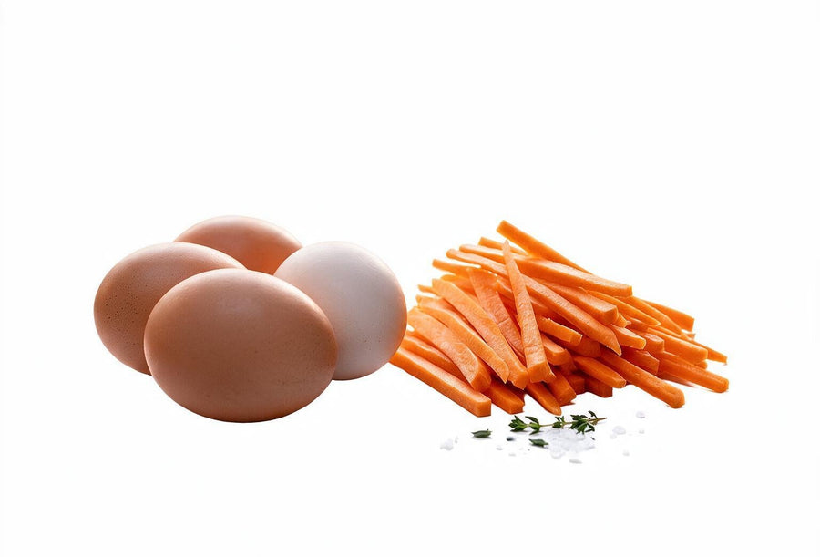 Huevos y verduras