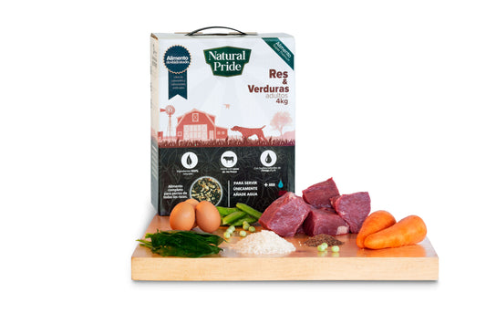 Res & Verduras - Alimento deshidratado para perro (4kg)